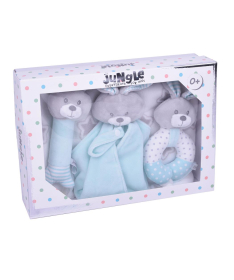 Jungle set ćebe&zvečka&tešilica za bebe Zeke Zelene - 31000463