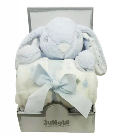 Jungle ćebe za bebe sa plišanom igračkom Plavi Zeka - 31000231