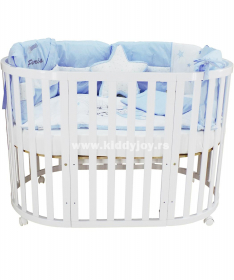 Kiddy Joy krevetac za bebe 4u1 Sunce beli - u NAŠOJ RADNJI