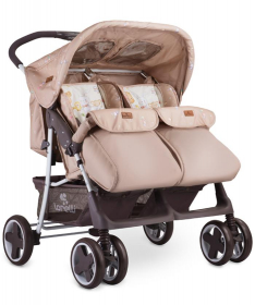 Lorelli Bertoni Kolica za Blizance Beige Bear Party 2019