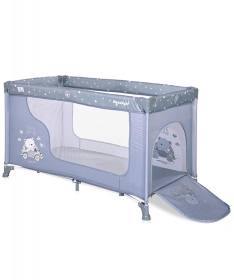 Lorelli Bertoni Moonlight Prenosivi krevetac za Bebe 1 Nivo - Silver Blue Car