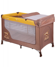 Lorelli Bertoni Prenosivi Krevetac sa dva nivoa San Remo Beige&Yellow Happy 2108