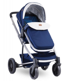 Lorelli Bertoni S-500 kolica za bebe 2 u 1 Dark Blue Folwers 2020