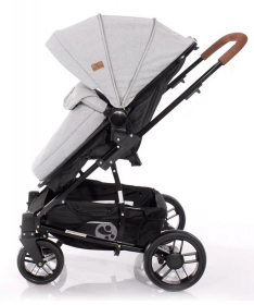 Lorelli Bertoni S-500 kolica za bebe 3 u 1 Grey&Black Cross 2020_6