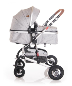 Lorelli Bertoni kolica za bebe Alba 3 u 1 - Light Grey