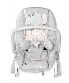 Lorelli Bertoni ležaljka za bebe Rock Star Grey Elephant 2021