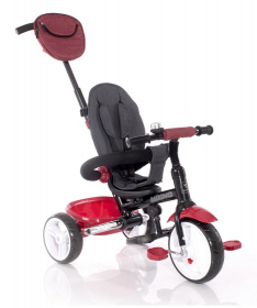 Lorelli Bertoni tricikl za decu Moovo - Red&Black Luxe