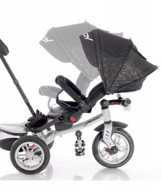 Lorelli Bertoni tricikl za decu Speedy Air - Grey&Black