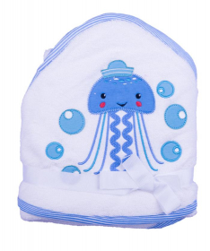 My baby peškir za bebe Hobotnica Plavi - 100x100 cm - 3150