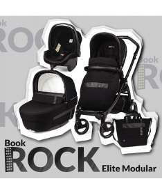 Peg Perego Book kolica za bebe 3 u 1 Elite Rock Black 2020