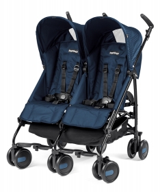 Peg Perego Kolica za blizance Mini Classico Geo Navy
