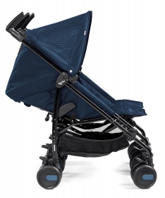 Peg Perego Kolica za blizance Mini Classico Geo Navy