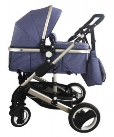 BBO Matrix kolica za bebe sa auto sedištem 0-13 kg plava