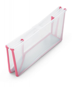 Stokke Flexi Bath set kadice za bebe na sklapanje - Transparent Pink