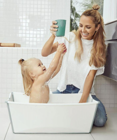Stokke Flexi Bath set kadice za bebe na sklapanje - White Aqua