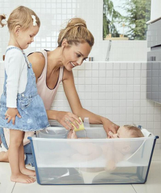 Stokke Flexi Bath set kadice za bebe na sklapanje - White Yellow