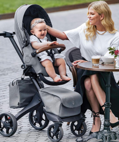Stokke Xplory X kolica sa Izi Go Modular X1 auto sedištem za bebe 2 u 1 - Modern Grey