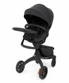 Stokke Xplory X kolica sa Izi Go Modular X1 auto sedištem za bebe 2 u 1 - Rich Black