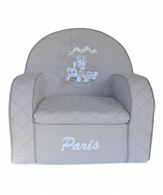 Tri Drugara u Parizu Foteljica za bebe - Siva
