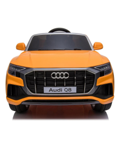 Audi Q8 automobil na akumulator za decu orange/red
