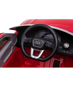 Audi Q8 automobil na akumulator za decu orange/red