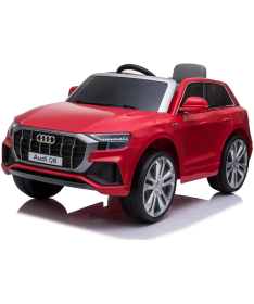 Audi Q8 automobil na akumulator za decu orange/red