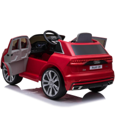 Audi Q8 automobil na akumulator za decu orange/red
