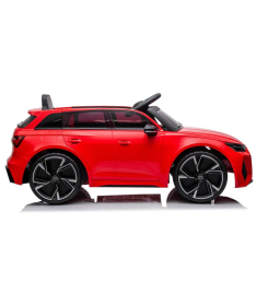 Audi RS 6 automobil na akumulator za decu White/Red