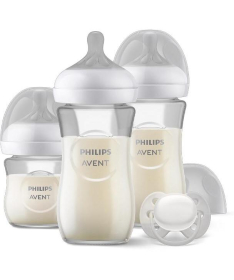 Avent set natural response staklene flasice sa varalicom SCD878/11