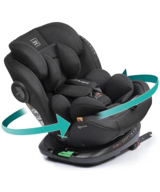 Babyauto Torna i-Size Isofix Roto 360 auto sedište za bebe 40-150cm - Black