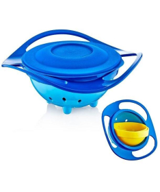 BabyJem činija za hranjenje bebe rotirajuća 360 - Blue