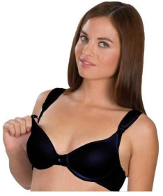 Babyjem grudnjak za dojilje push up black 100