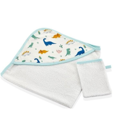 Babyjem peškir za kupanje sa rukavicom - motiv dino