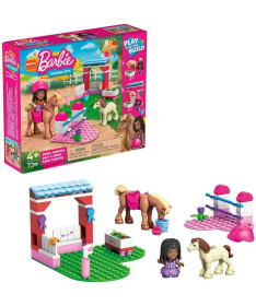Barbie kocke škola jahanja igračka za devojčicu 72 elemenata - A070973