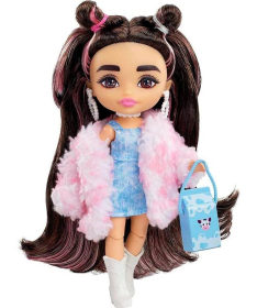 Barbie lutka za decu Extra Minis sa kravicom - 1039108