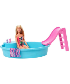 Barbie lutka za devojčice sa bazenom - A070971