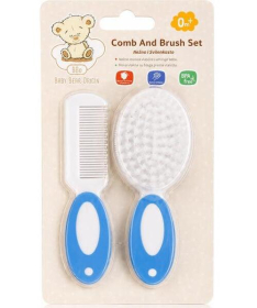 BBO češalj i četka za bebe 0m+ Blue 49406B