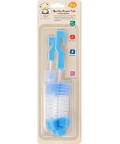 BBO četka za flasice i cucle 2 u 1 Blue 0m+  21002B
