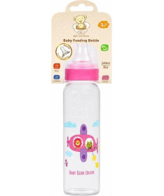 BBO Classic plastična flašica za bebe 240ml Pink 44674P