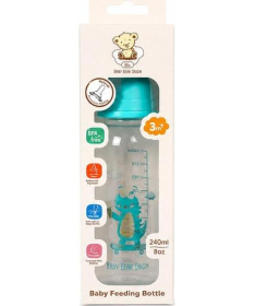 BBO Classic staklena flašica za bebe 240ml Green 44674GG