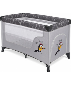 BBO Dream&Play prenosivi krevetac za bebe 2 nivoa Grey