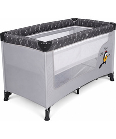 BBO Dream&Play prenosivi krevetac za bebe 2 nivoa Grey