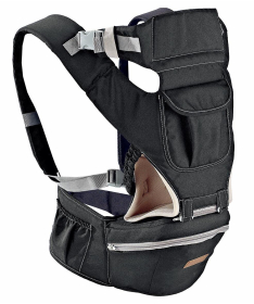 BBO Gobaby kengur nosiljka za bebe Black do 15 kg