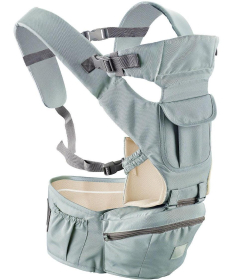 BBO Gobaby kengur nosiljka za bebe Silver Grey do 15 kg
