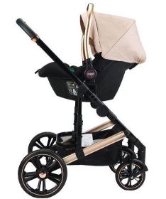 BBO kolica za bebe 2 u 1 sa auto sedištem do 22 kg Megamove Latte