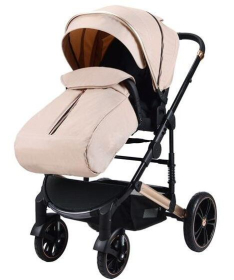 BBO kolica za bebe 2 u 1 sa auto sedištem do 22 kg Megamove Latte