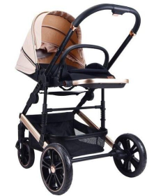 BBO kolica za bebe 2 u 1 sa auto sedištem do 22 kg Megamove Latte