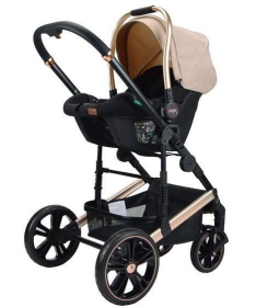 BBO kolica za bebe 2 u 1 sa auto sedištem do 22 kg Megamove Latte