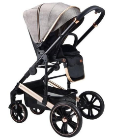 BBO kolica za bebe 2 u 1 sa auto sedištem do 22 kg Megamove Mocha