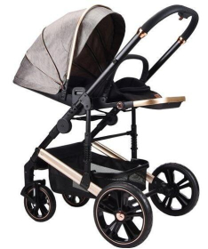 BBO kolica za bebe 2 u 1 sa auto sedištem do 22 kg Megamove Mocha
